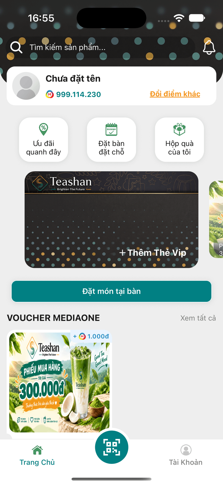 Ứng dụng Teashan